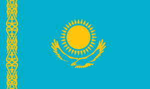 Kazakhstan flag